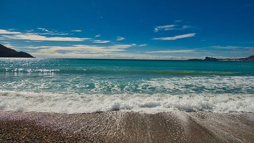 Strand bij Saint-Cyr sur Mer aan de Côte d'Azur