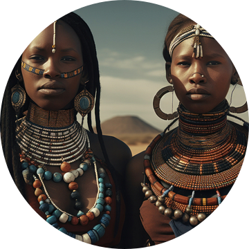 Portretten uit Afrika van Carla Van Iersel