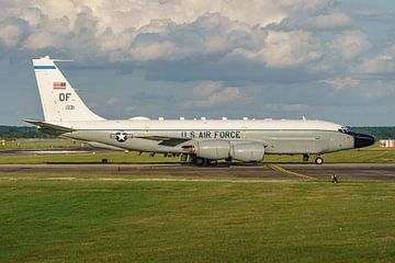 Boeing RC-135 Rivet Joint geland op RAF Mildenhall.