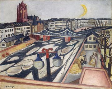 Max Beckmann - Glace sur le fleuve (1923) sur Peter Balan