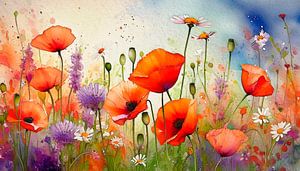 Mohn und Wildblumen 1