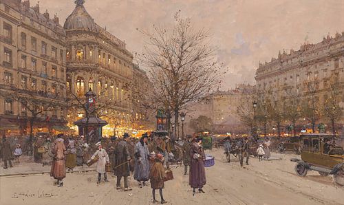 Le Boulevard vers la Pont - Eugène Galien-Laloue