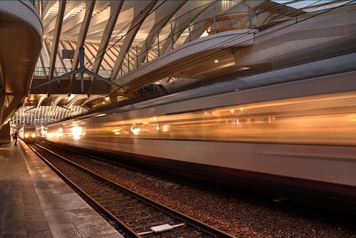 Train at Liege station