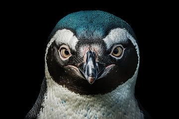 Pinguin Portrait | Pinguin Fotokunst von ARTEO Gemälde
