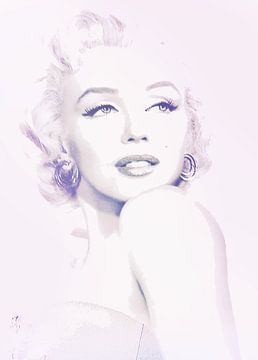 Marilyn Monroe in Pastel