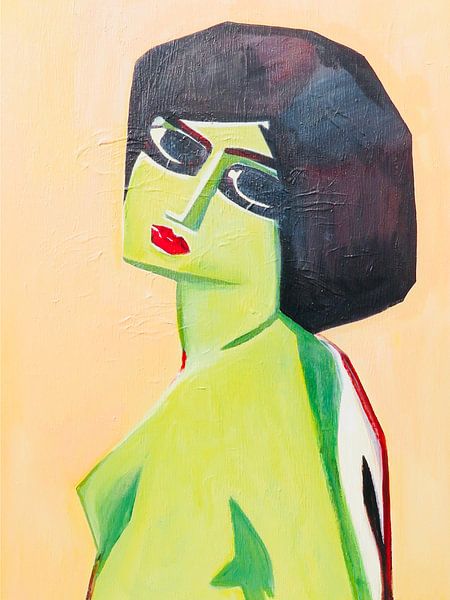 Twee ogen abstract van Danielle Ducheine