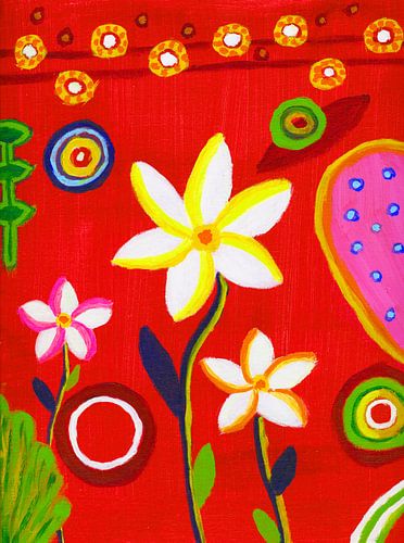 Witte Bloem Carpe Diem