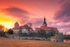 Burg in Querfurt am Abend von Martin Wasilewski