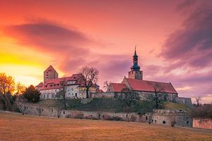 Burg in Querfurt am Abend