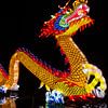 Kleurrijke Chinese draak strijkt neer op China Lights Festival Utrecht van Thijs Schouten