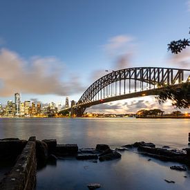 Sydney skyline in the evening