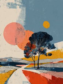 Kleurrijke landschapsdromen van Cats & Dotz