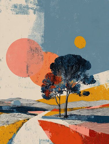 Rêves de paysages colorés