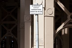 En désespoir de cause ? Sur le pont en hauteur de NewCastle.