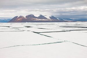 Gebroken zee-ijs Antarctica