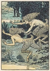 Les Petites Faunesses (1896) von Eugène Grasset