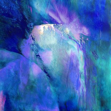 Harmonie in paars en turkoois van Annette Schmucker