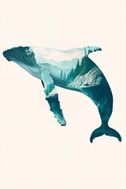 Baleines et paysages sur Poster Art Shop