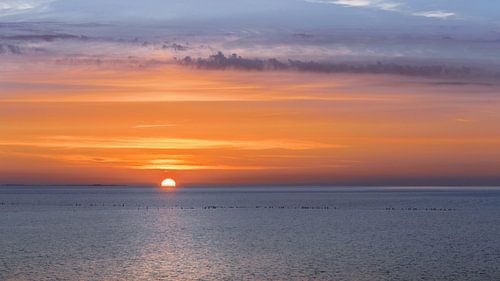 Zonsondergang Noordkaap