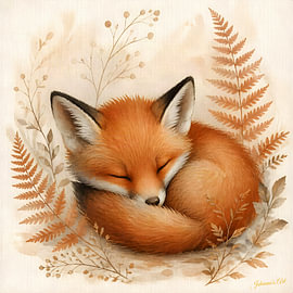 Boho Botanical Nursery Collection - Baby Fox