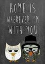 Home is wherever I'm with you par Green Nest Aperçu