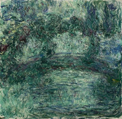 Japanese Brigde Over the Water-Lily Pond in Giverny, Claude Monet