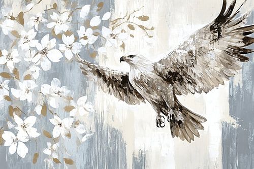 Aigle majestueux sur Zen et Plus