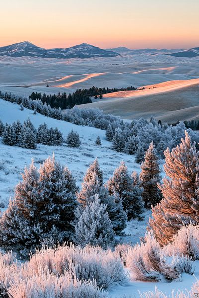 Winter landscape by Poster Art Shop