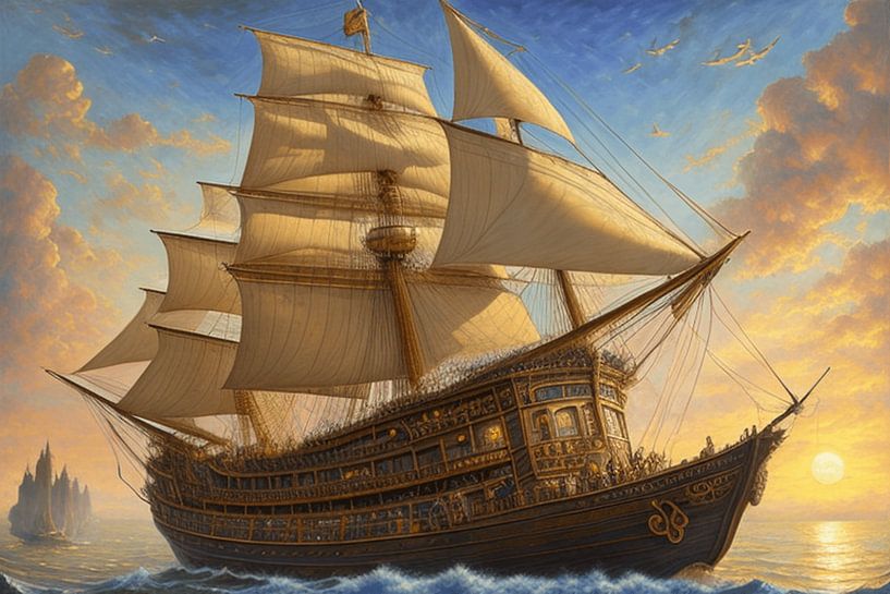 Golden journey by Mark Bosman