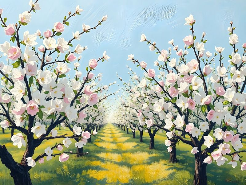 Verger en fleurs par Artistic