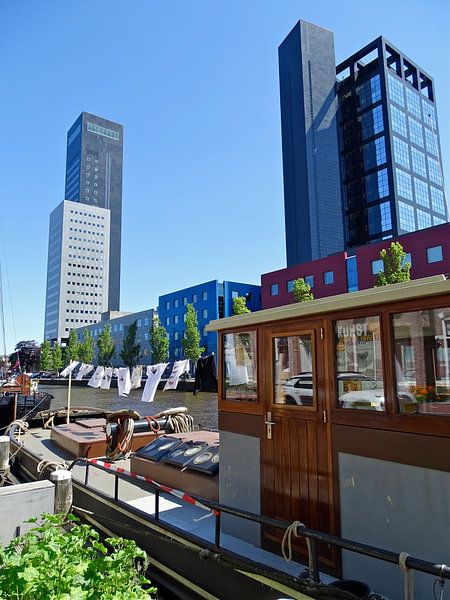 Bonnema en schip Willemskade Leeuwarden von Tineke Laverman