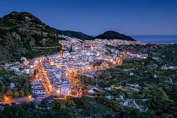 Mountain village of Frigiliana in Andalusia by Voss photography