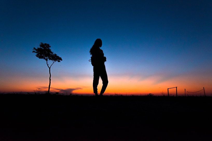 Zonsondergang in Madidi national Park von Lucas De Jong