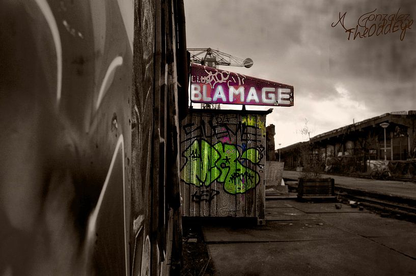 Club Blamage - NDSM werf in haar oude staat von Coco Gonzalez