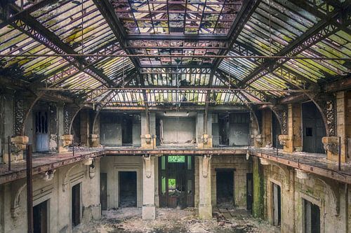 The dilapidated office