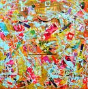 Collage "Happy Pollock" von Collage-Künstler Miniaturansicht