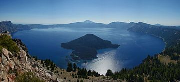 Panorama-Crater Lake-Nationalpark, Oregon, USA von Jeroen van Deel