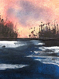 Sea / Sonnenuntergang - 002 von Kerstin Franz