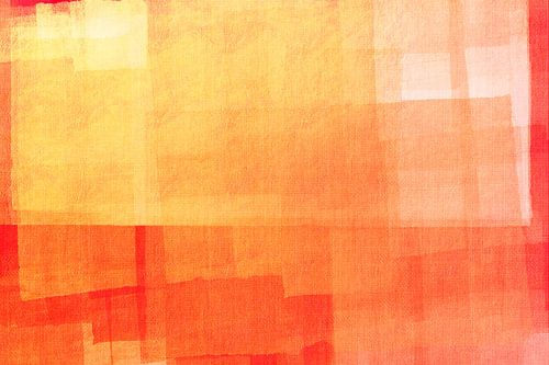 Licht bij zonsondergang. Abstract landschap in warme pastels