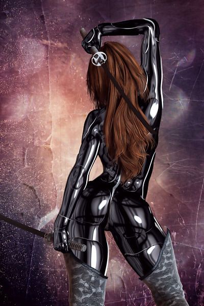 Sexy Sci fi Samurai von Brian Raggatt
