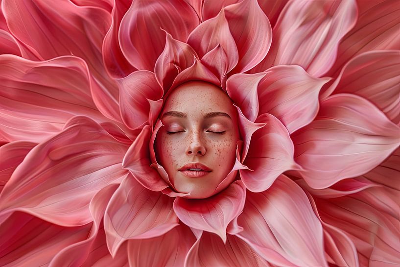 Flower-Power-Porträt von Egon Zitter