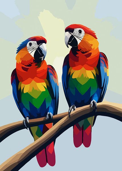 Sweet Parrots by Rizal Azhari