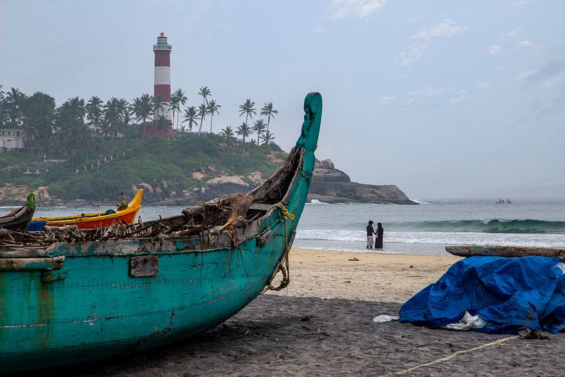 Couple in love on the beach. by Floyd Angenent
