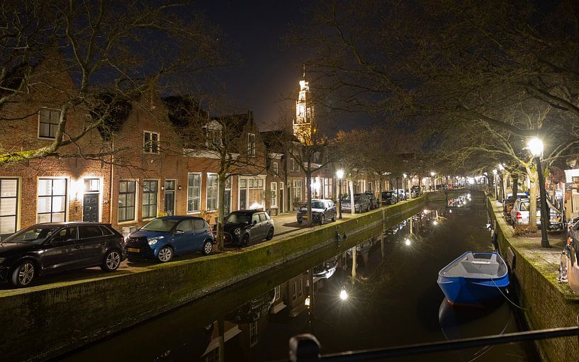 Enkhuizen schlummert im Dunkeln von Rik Brussel