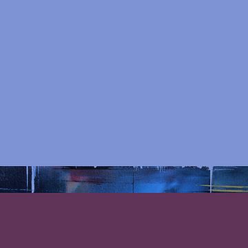 Abstracte kleurvelden / Paars / Blauw van Kerstin Franz