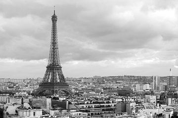 Der Eiffelturm vom Arc de Triomphe von MS Fotografie | Marc van der Stelt