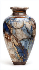 Luxury vase, blue-grey by TheXclusive Art