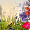 Birds, Flowers & Butterflies van Leon Brouwer