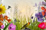 Vögel, Blumen & Schmetterlinge von Leon Brouwer Miniaturansicht
