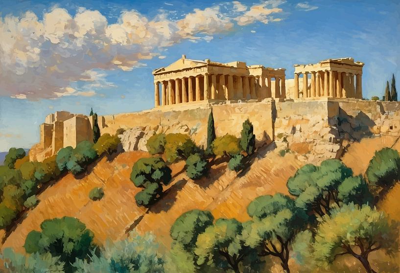 Acropolis Landscape by MIROKKU